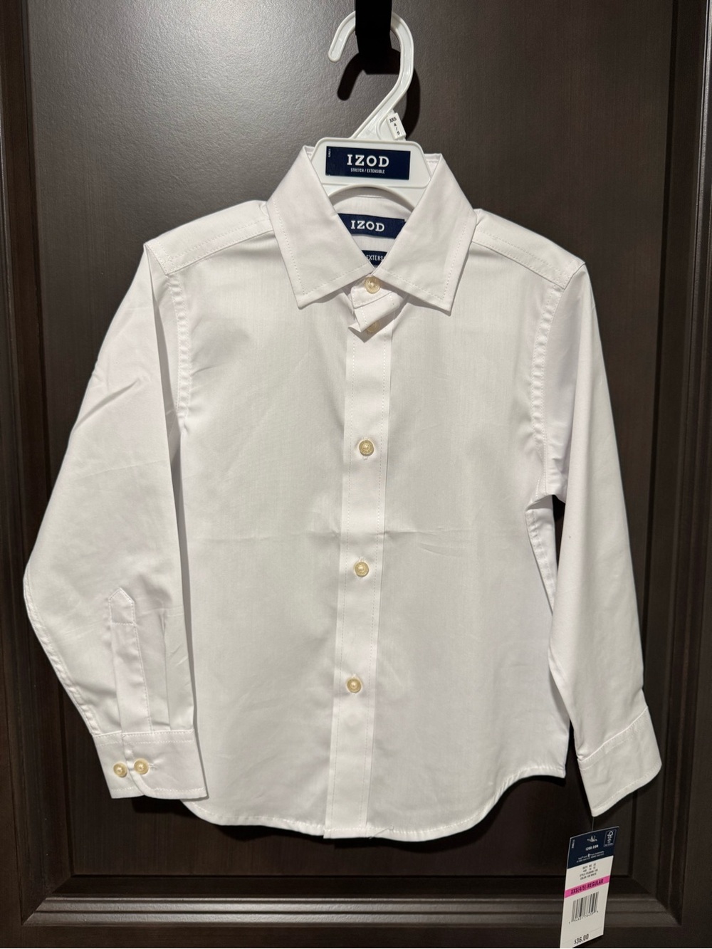 Izod White Button-Down Dress Shirt for Kids